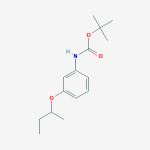 molecular formula C15H23NO3 B250370 Tert-butyl 3-sec-butoxyphenylcarbamate 