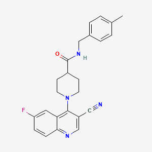 N-(8-fluoro-2-morpholin-4-ylquinolin-6-yl)-N'-(3-methoxybenzyl)urea