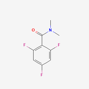 molecular formula C9H8F3NO B2503718 2,4,6-trifluoro-N,N-dimethylbenzamide CAS No. 1483579-63-0