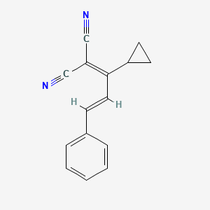 (E)-2-(1-cyclopropyl-3-phenylallylidene)malononitrile