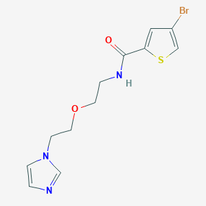 N-(2-(2-(1H-imidazol-1-yl)ethoxy)ethyl)-4-bromothiophene-2-carboxamide
