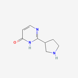 2-(Pyrrolidin-3-yl)-3,4-dihydropyrimidin-4-one