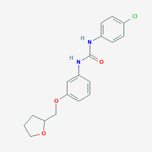 N-(4-chlorophenyl)-N'-[3-(tetrahydro-2-furanylmethoxy)phenyl]urea