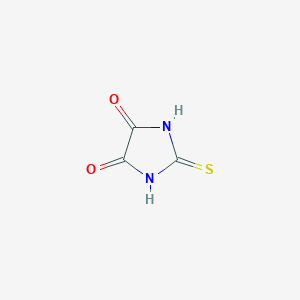 molecular formula C3H2N2O2S B2503806 2-thioxo-4,5-Imidazolidinedione CAS No. 496-89-9