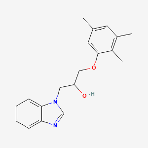 molecular formula C19H22N2O2 B2503807 1-Benzimidazolyl-3-(2,3,5-trimethylphenoxy)propan-2-ol CAS No. 708247-95-4