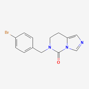6-(4-bromobenzyl)-7,8-dihydroimidazo[1,5-c]pyrimidin-5(6H)-one
