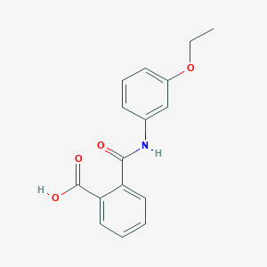 2-[(3-Ethoxyphenyl)carbamoyl]benzoic acid