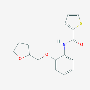 N-[2-(tetrahydro-2-furanylmethoxy)phenyl]-2-thiophenecarboxamide