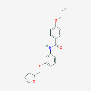 4-propoxy-N-[3-(tetrahydro-2-furanylmethoxy)phenyl]benzamide