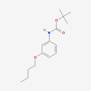 molecular formula C15H23NO3 B250395 Tert-butyl (3-butoxyphenyl)carbamate 