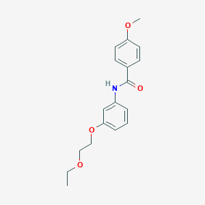 N-[3-(2-ethoxyethoxy)phenyl]-4-methoxybenzamide