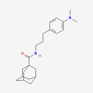 N-{3-[4-(dimethylamino)phenyl]propyl}adamantane-1-carboxamide