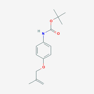 molecular formula C15H21NO3 B250398 Tert-butyl {4-[(2-methylprop-2-en-1-yl)oxy]phenyl}carbamate 