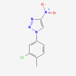 1-(3-chloro-4-methylphenyl)-4-nitro-1H-1,2,3-triazole