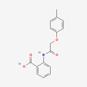 molecular formula C16H15NO4 B2504023 2-[2-(4-Methylphenoxy)acetamido]benzoic acid CAS No. 59090-64-1