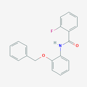 N-[2-(benzyloxy)phenyl]-2-fluorobenzamide