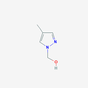 molecular formula C5H8N2O B2504080 (4-甲基-1H-吡唑-1-基)甲醇 CAS No. 146456-97-5