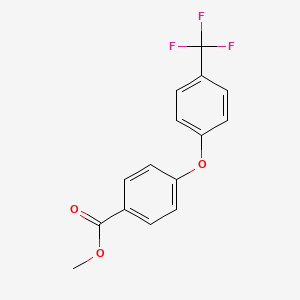 molecular formula C15H11F3O3 B2504081 Methyl 4-(4-(trifluoromethyl)phenoxy)benzoate CAS No. 1128268-16-5