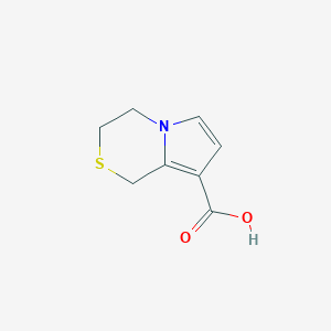 B2504086 3,4-Dihydro-1H-pyrrolo[2,1-c][1,4]thiazine-8-carboxylic acid CAS No. 2169344-91-4
