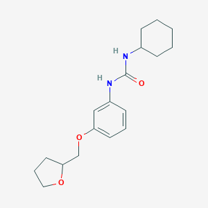 N-cyclohexyl-N'-[3-(tetrahydro-2-furanylmethoxy)phenyl]urea