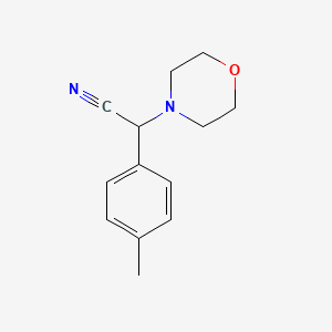 molecular formula C13H16N2O B2504121 2-吗啉基-2-(对甲苯基)乙腈 CAS No. 42419-53-4