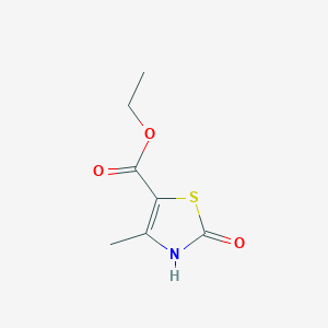 molecular formula C7H9NO3S B2504166 Ethyl 2-hydroxy-4-methyl-1,3-thiazole-5-carboxylate CAS No. 40235-78-7