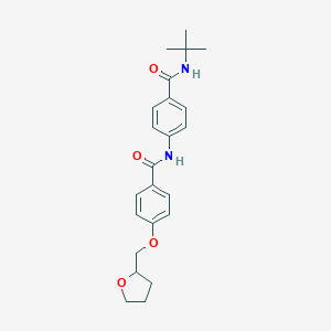 N-{4-[(tert-butylamino)carbonyl]phenyl}-4-(tetrahydro-2-furanylmethoxy)benzamide