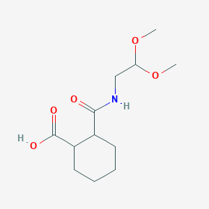 2-(N-(2,2-dimethoxyethyl)carbamoyl)cyclohexanecarboxylic acid
