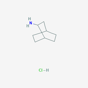 molecular formula C8H16ClN B2504227 Bicyclo[2.2.2]octan-2-amine hydrochloride CAS No. 42166-64-3