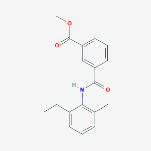 Methyl 3-[(2-ethyl-6-methylanilino)carbonyl]benzoate