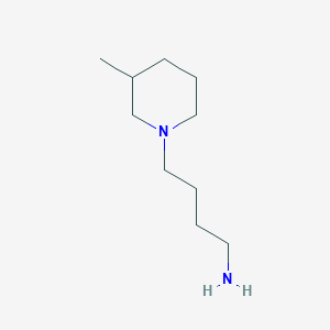 molecular formula C10H22N2 B2504259 4-(3-Methylpiperidin-1-yl)butan-1-amine CAS No. 900717-42-2