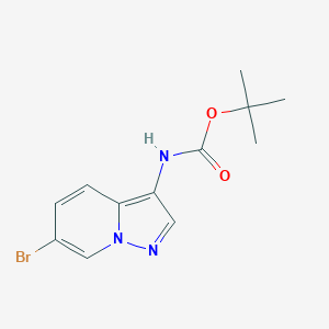 tert-butyl N-(6-bromopyrazolo[1,5-a]pyridin-3-yl)carbamate