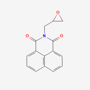 molecular formula C15H11NO3 B2504313 2-(环氧-2-基甲基)-1H-苯并[de]异喹啉-1,3(2H)-二酮 CAS No. 82470-72-2