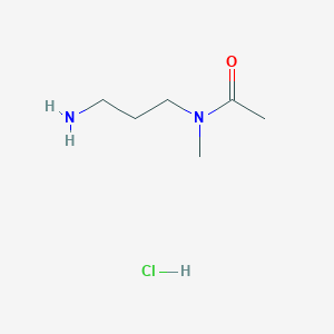 molecular formula C6H15ClN2O B2504324 N-(3-Aminopropyl)-N-methyl-acetamide HCl CAS No. 1955540-43-8; 84598-51-6