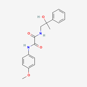 molecular formula C18H20N2O4 B2504341 N1-(2-羟基-2-苯基丙基)-N2-(4-甲氧基苯基)草酰胺 CAS No. 1351586-26-9