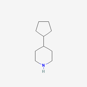 molecular formula C10H19N B2504369 4-环戊基哌啶 CAS No. 123812-47-5