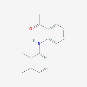 molecular formula C16H17NO B2504395 1-(2-((2,3-Dimethylphenyl)amino)phenyl)ethan-1-one CAS No. 2241142-06-1