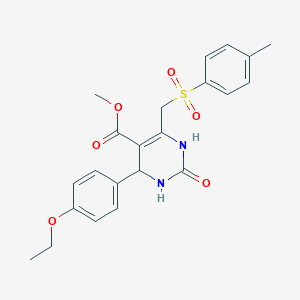 Methyl 4-(4-ethoxyphenyl)-2-oxo-6-(tosylmethyl)-1,2,3,4-tetrahydropyrimidine-5-carboxylate