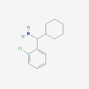 molecular formula C13H18ClN B2504454 (2-氯苯基)(环己基)甲胺 CAS No. 1184050-81-4