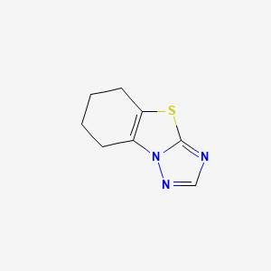 molecular formula C8H9N3S B2504467 5,6,7,8-Tetrahydro[1,2,4]triazolo[5,1-b][1,3]benzothiazole CAS No. 866134-14-7