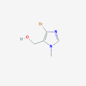 molecular formula C5H7BrN2O B2504494 (4-bromo-1-methyl-1H-imidazol-5-yl)methanol CAS No. 141524-73-4