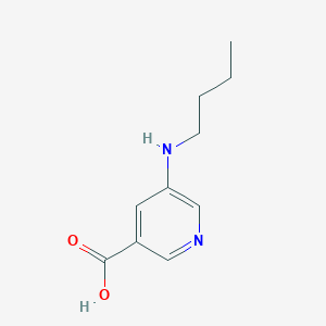 molecular formula C10H14N2O2 B025045 5-(Butylamino)pyridine-3-carboxylic acid CAS No. 106339-53-1