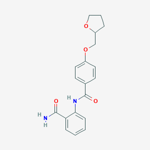2-{[4-(Tetrahydro-2-furanylmethoxy)benzoyl]amino}benzamide
