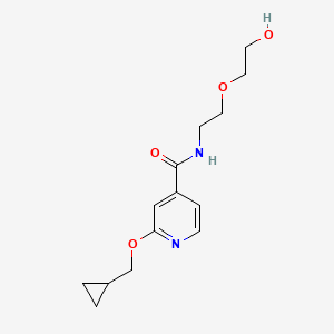 2-(cyclopropylmethoxy)-N-(2-(2-hydroxyethoxy)ethyl)isonicotinamide