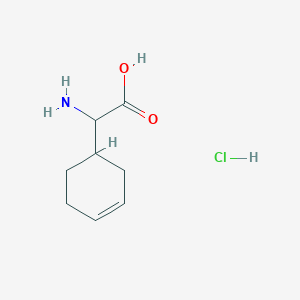 2-Amino-2-cyclohex-3-en-1-ylacetic acid;hydrochloride