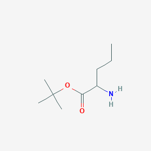 molecular formula C9H19NO2 B2504563 Tert-butyl 2-aminopentanoate CAS No. 15911-75-8; 17389-07-0