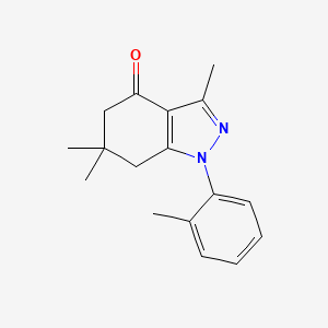 3,6,6-Trimethyl-1-(2-methylphenyl)-1,5,6,7-tetrahydro-4H-indazol-4-one
