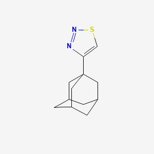 molecular formula C12H16N2S B2504640 4-(1-Adamantyl)-1,2,3-thiadiazole CAS No. 895325-89-0