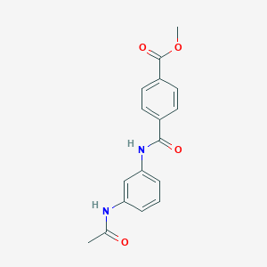 Methyl 4-{[3-(acetylamino)anilino]carbonyl}benzoate