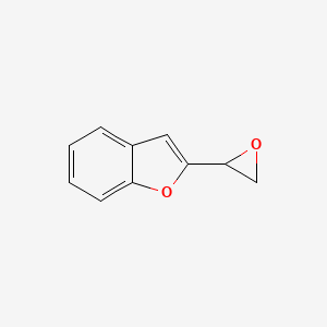molecular formula C10H8O2 B2504680 2-(环氧-2-基)-1-苯并呋喃 CAS No. 3771-76-4